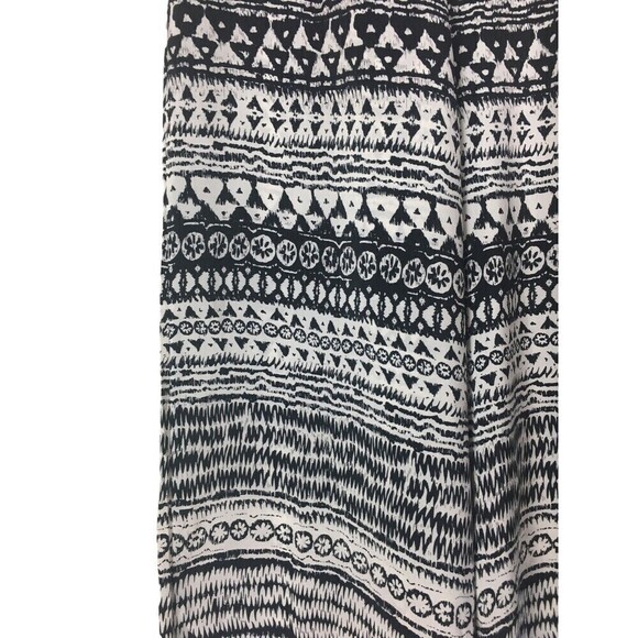Bishop + Young Size XS Palazzo Pants Black White Desert Zen Wide Leg 0 2 NEW NWT - Picture 4 of 8